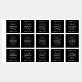 Logo für die Asset-ID | Eigentum von Unternehmen B Etiketten (Blatt)