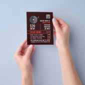 Logo für die Aufnahme, Berufliche DJ-Werbung Flyer (Gruppe)