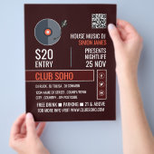 Logo für die Aufnahme, Berufliche DJ-Werbung Flyer (Hand)