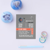 Logo für die Aufnahme, Berufliche DJ-Werbung Flyer (Einzeln)