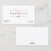 Logo für die Backwaren Visitenkarte (Vorne/Hinten)