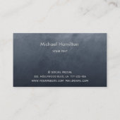 Logo für die berufliche Anwesen-Konstruktion Visitenkarte (Rückseite)