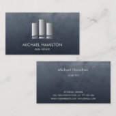 Logo für die berufliche Anwesen-Konstruktion Visitenkarte (Vorne/Hinten)