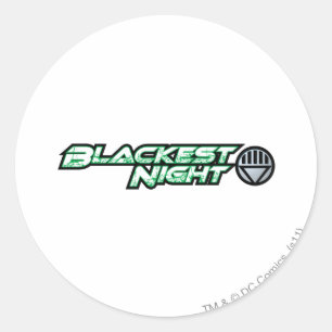 Logo für die Blackest Night 2 Runder Aufkleber