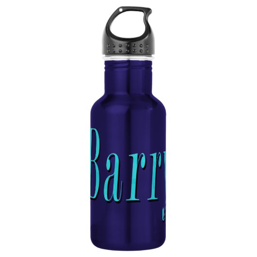 Logo für die blaue Barriere, Trinkflasche (Vorderseite)