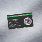 Logo für die Bundesstaatliche Grenzschutzkontrolle Magnetische Visitenkarte (Beispiel)