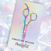 Logo für die bunte Friseurschere Visitenkarte