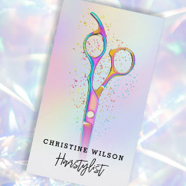 Logo für die bunte Friseurschere Visitenkarte