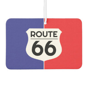 Logo für die Classic Route 66, Sonderfahrzeug Autolufterfrischer