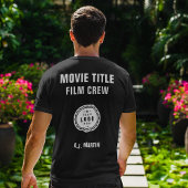 Logo für die Crew von Filmen mit eigenem Personali T-Shirt