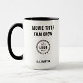 Logo für die Crew von Filmen mit eigenem Personali Tasse (Links)