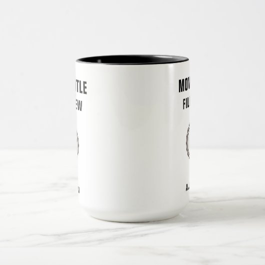 Logo für die Crew von Filmen mit eigenem Personali Tasse (Zentrum)