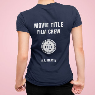 Logo für die Crew von Filmen mit eigenem Personali Tri-Blend Shirt