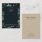 Logo für die Darstellung von Navy Black Leafframe  Visitenkarte (Vorne/Hinten)