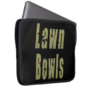 Logo für die Darstellung von Rasenblättern, Laptopschutzhülle