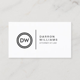 Logo für die erste Monogramm Visitenkarte
