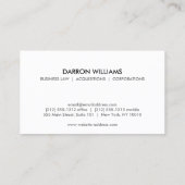 Logo für die erste Monogramm Visitenkarte (Rückseite)