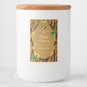 Logo für die Etiketten von Holzkörnern für rustika (Vorderseite)