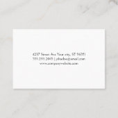 Logo für die Farbmarkierung | Kreative Kunst Visitenkarte (Rückseite)