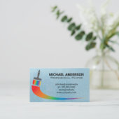Logo für die Farbmarkierung Visitenkarte (Stehend Vorderseite)