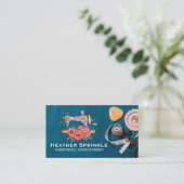 Logo für die Farbsägemaschine | Handwerkswerkzeuge Visitenkarte (Stehend Vorderseite)