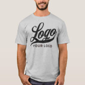 Logo für die Frontdruckerei Männer Frauen Grau T-Shirt (Vorderseite)