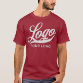 Logo für die Frontdruckerei Männer Frauen Maroon T-Shirt (Vorderseite)