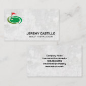 Logo für die Golfflagge Visitenkarte (Vorne/Hinten)