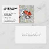 Logo für die Haussuche | Die Nachbarschaftsoberans Visitenkarte (Vorne/Hinten)