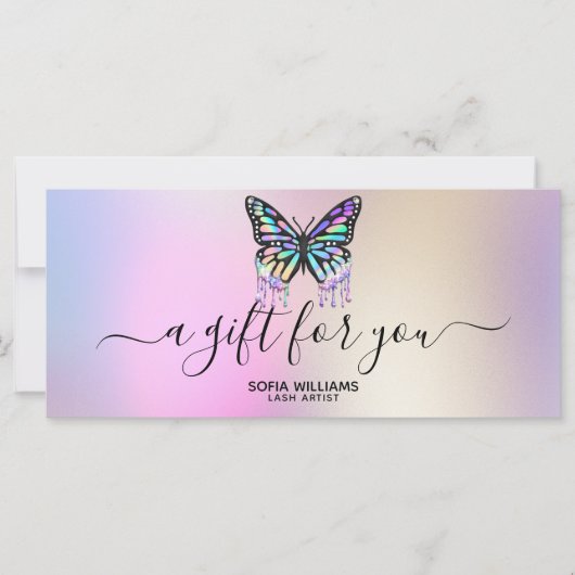 Logo für die Holograph-Butterfly-Zertifizierungska (Vorderseite)