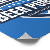 Logo für die individuell anpassbare Bierpong-Meist Poster (Ecke)