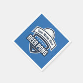 Logo für die individuell anpassbare Bierpong-Meist Serviette (Ecke)