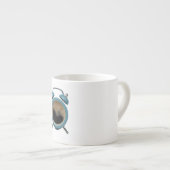 Logo für die Kaffeealarm Espressotasse (Vorderseite Rechts)