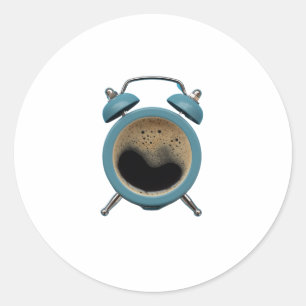 Logo für die Kaffeealarm Runder Aufkleber