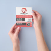 Logo für die Kurierlieferung, Kurierdienstwerbung Flyer (Gruppe)