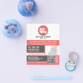 Logo für die Kurierlieferung, Kurierdienstwerbung Flyer (Einzeln)