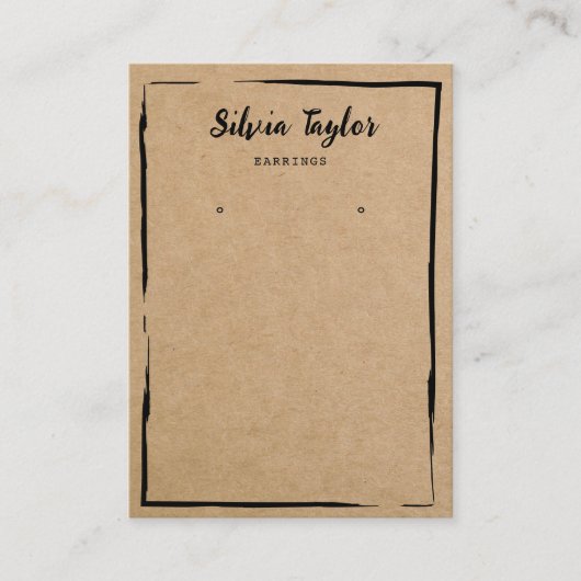 Logo für die Ohrrahmen des Kleinbodens Visitenkarte (Vorderseite)