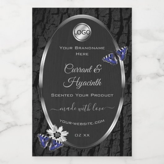 Logo für die Produktkennzeichnung "Black Tree Bark Lebensmitteletikett (Einzelnes Label)