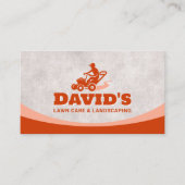 Logo für die Rasenpflege und die Landschaftsschutz Visitenkarte (Vorderseite)