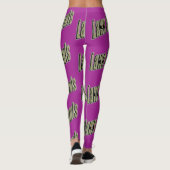 Logo für die Rasenschale, Leggings (Rückseite)
