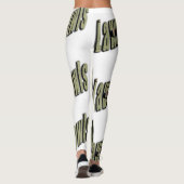 Logo für die Rasenschale, Leggings (Rückseite)