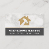 Logo für die Reklamation im Haus Visitenkarte (Vorderseite)