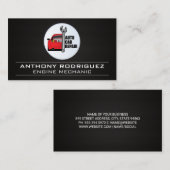 Logo für die Reparatur von Auto | Carbon Fibre Bus Visitenkarte (Vorne/Hinten)