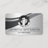 Logo für die Reparatur von Auto | Zollmechanismus Visitenkarte (Vorderseite)