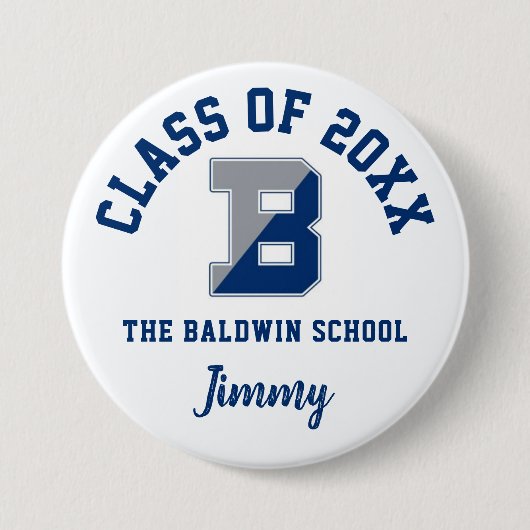 Logo für die Schaltfläche der Baldwin School Button (Vorderseite)