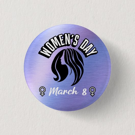 Logo für die Silhouette am Frauentag Button (Vorderseite)