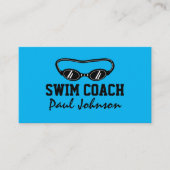 Logo für die Swim-Coach-Brille Visitenkarte (Vorderseite)