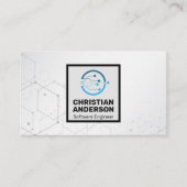 Logo für die Technologie Visitenkarte (Vorderseite)