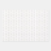 Logo für die Unternehmensmarke, gestaffeltes Elega Geschenkpapier Set (Vorderseite 3)