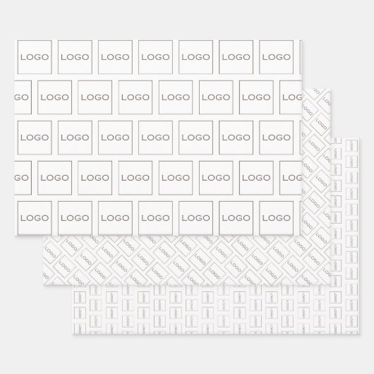 Logo für die Unternehmensmarke, gestaffeltes Elega Geschenkpapier Set (Set)